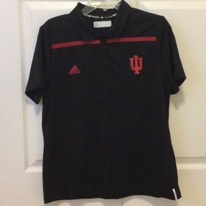 Indiana Hoosiers Adidas climalite polo. Size XL